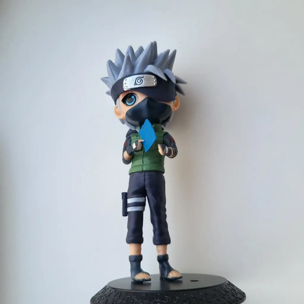 Naruto Kakashi Q Posket Style Figure (15cm) - Premium PVC Chibi Statue (KCube)