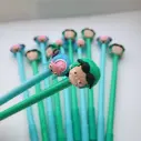 One Piece Anime Pen (Random Character) - 0.5mm Black Gel Ink Pirate Stationery