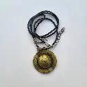 Luffy's Straw Hat Necklace - One Piece Metal Pendant Jewelry