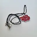 Akatsuki Red Cloud Necklace - Naruto Enamel Pendant Jewelry