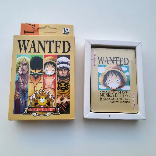 [CARD2] One Piece Wanted Poster Playing Cards - Collectible Anime Deck