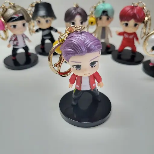 [AFSET2] BTS TinyTAN Style Chibi Figure (Random Member) - K-Pop Collectible Idol Toy