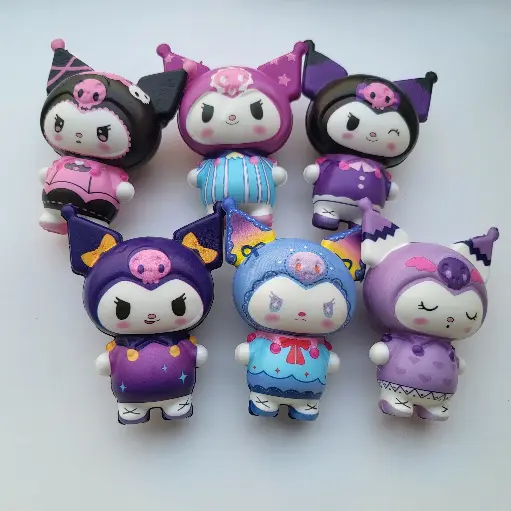 [TOY1] Kuromi Squishy Toy (Random Design) - Sanrio Kawaii Stress Relief Ball